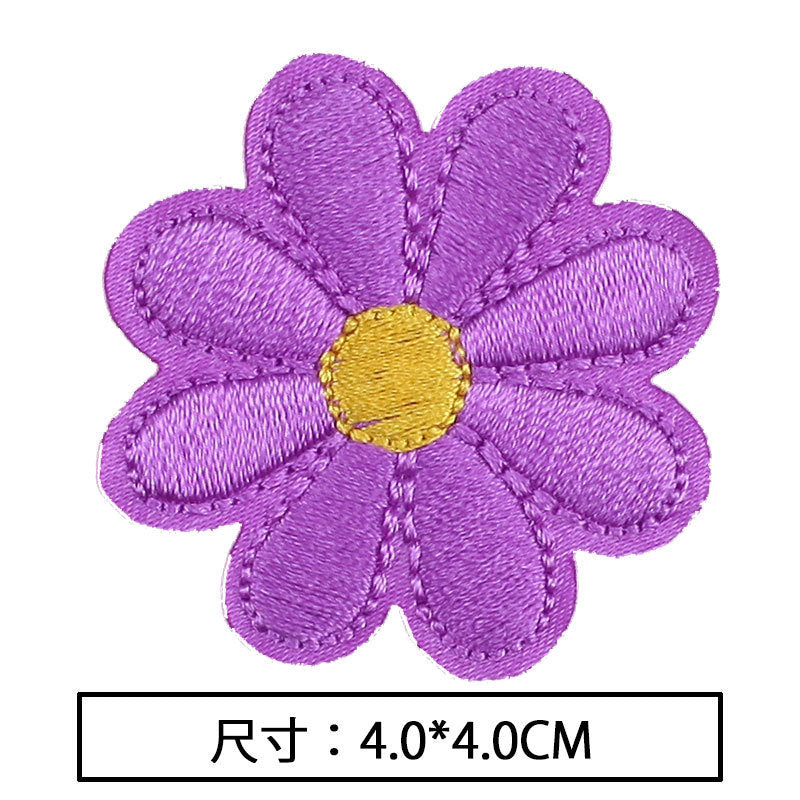Wholesale 10pcs Hot sale cute flower series cloth patch colorful rose patch